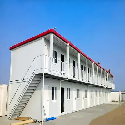 Văn phòng di động lắp ghép bằng container tạm thời có thể gập lại 20ft