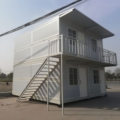 Văn phòng di động lắp ghép bằng container tạm thời có thể gập lại 20ft