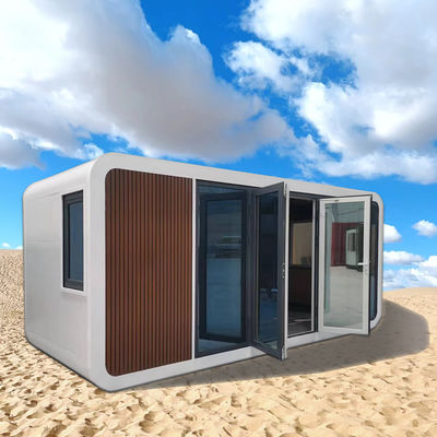 Apple Cabin House Ζυγισμένο χάλυβα πλαίσιο και μεταλλικό σκαλισμένο πάνελ για ισχυρό και ανθεκτικό σχεδιασμό