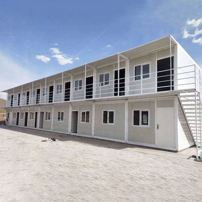 Nhà container đóng gói phẳng dễ lắp ráp để xây dựng nhanh chóng và không gặp rắc rối