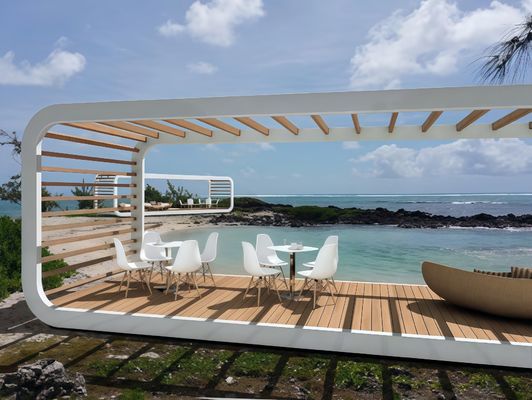 Σπίτι Apple Cabin για τις ανάγκες σας με γαλβανισμένο ατσάλινο σκελετό και μεταλλικά σκαλιστά πάνελ