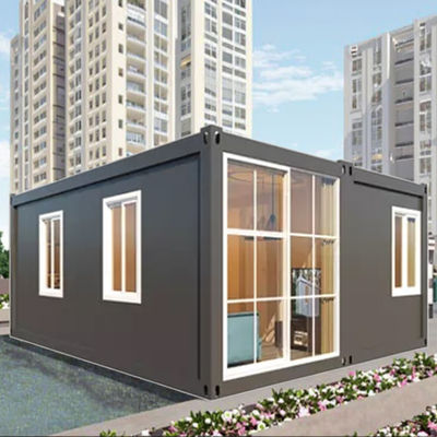 Μεταφορτωτό Flat Pack Container House με EPS Πίνακα Sandwich και Bending Steel Plate