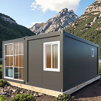 Μεταφορτωτό Flat Pack Container House με EPS Πίνακα Sandwich και Bending Steel Plate