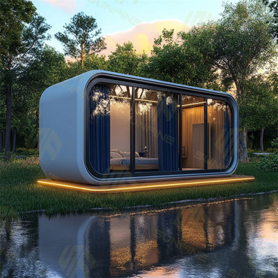 Προσαρμοσμένο Γρήγορο Χτίσιμο Πολυτελές Apple Cabin House Home Apple Warehouse Ανθεκτικό Cabin House