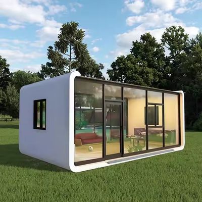 Apple Cabin House Σύγχρονη και βιώσιμη Ζυγισμένη ατσάλινη σκεπή και μεταλλικό σκαλισμένο πάνελ για άνετη διαβίωση