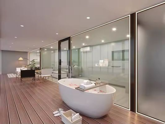 Apple Cabin House Σύγχρονη και βιώσιμη Ζυγισμένη ατσάλινη σκεπή και μεταλλικό σκαλισμένο πάνελ για άνετη διαβίωση