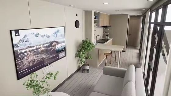 Apple Cabin House Σύγχρονη και βιώσιμη Ζυγισμένη ατσάλινη σκεπή και μεταλλικό σκαλισμένο πάνελ για άνετη διαβίωση