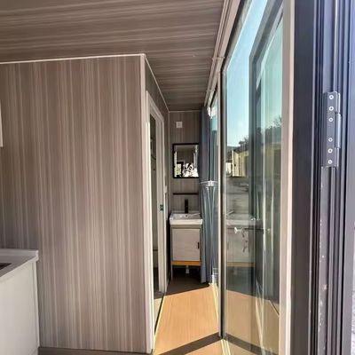 Apple Cabin House Σύγχρονη και βιώσιμη Ζυγισμένη ατσάλινη σκεπή και μεταλλικό σκαλισμένο πάνελ για άνετη διαβίωση