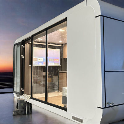 Νέο Μικρό Apple Capsule κινητό σπίτι προκατασκευασμένη καμπίνα με κουζίνα και μπάνιο για ξενοδοχεία και κρεβατοκάμαρες