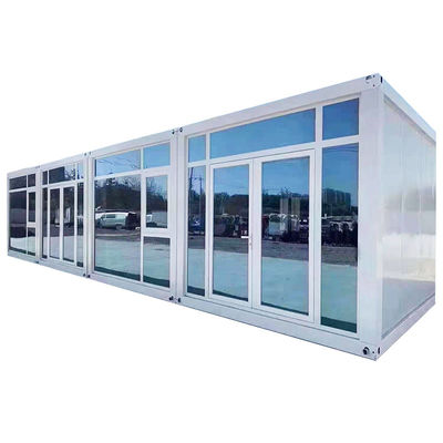 Đồ xách 20ft Flat Pack House for City Living Flatbed Packing Box, hai tầng Nhà bếp Văn phòng Glass Featured Hotel