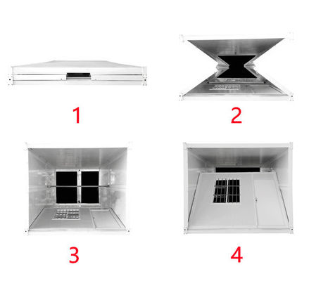 Trung Quốc Thương hiệu tùy chỉnh mô-đun nhà nhỏ gấp Prefabricated nhà di động nhà container