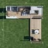 20FT 40FT Flat Pack Container House Steel Structure Customizable